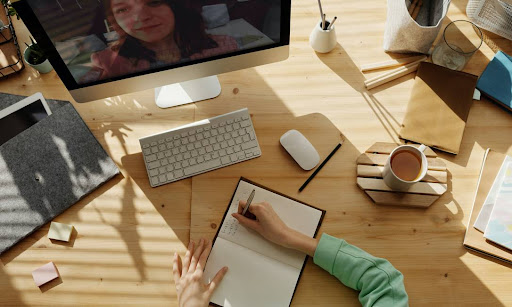 Espaço de trabalho e atendimento online